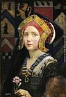 Eleanor Fortescue-Brickdale Head of a Tudor Girl painting
